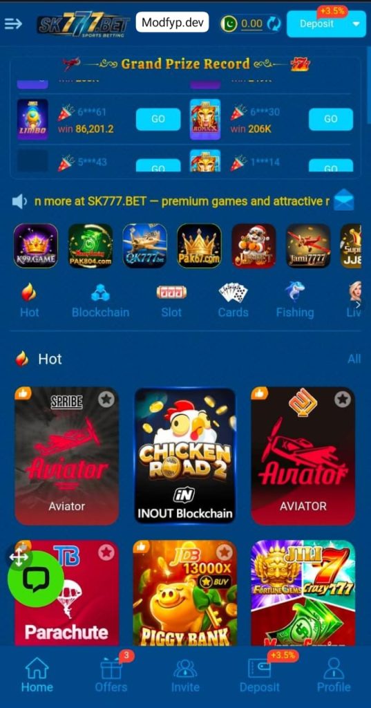 SK777 Bet Game Online